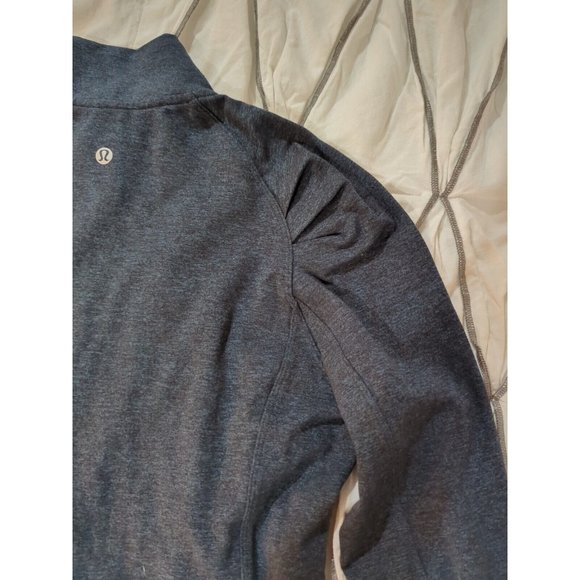 Lululemon  1/4 Zip Pullover sz 8 Charcoal Grey - Picture 4 of 8